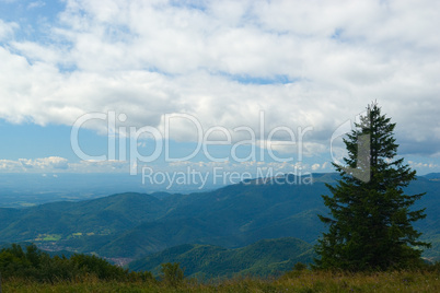 Vogesen Landschaft - Landscape in the Vosges Mountains