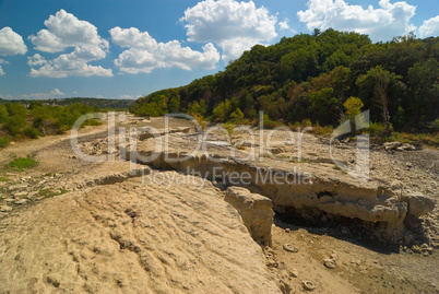 Am Fluss Gardon, Südfrankreich - At the gardon river, southern f