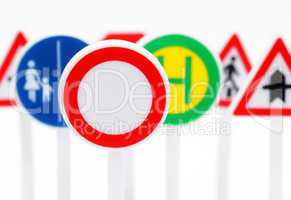 Verkehrs-Schilder - Colorful Traffic Signs