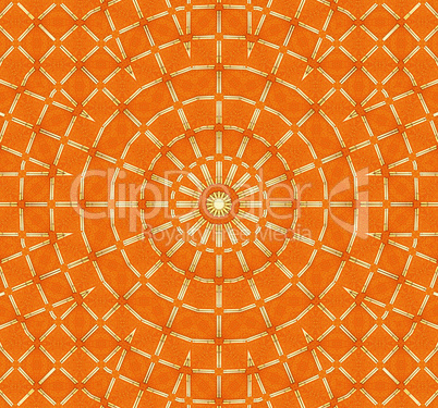 Orange Sun Mandala