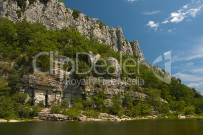 Im Tal des Chassezac, Südfrankreich