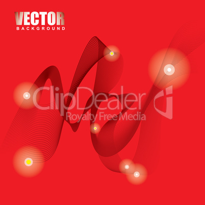 Stella red ribbon background