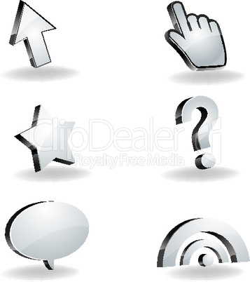 illustration of mouse cursors and others