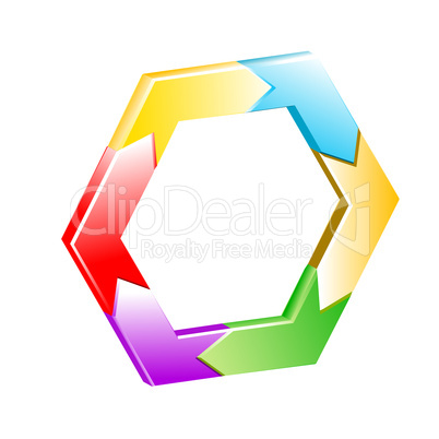 hexagon vector background