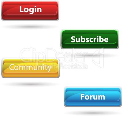 website buttons