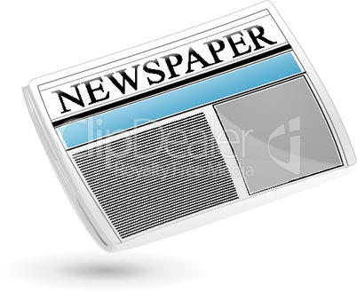 illustration of newspaper