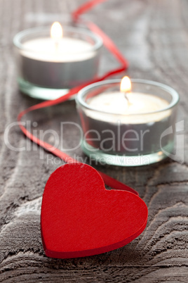 Herz mit Kerzen / heart with candles