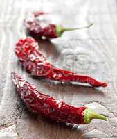 getrocknete Chilischoten / dried chili pepper
