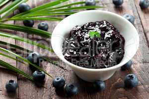 Heidelbeermarmelade / blueberry jam