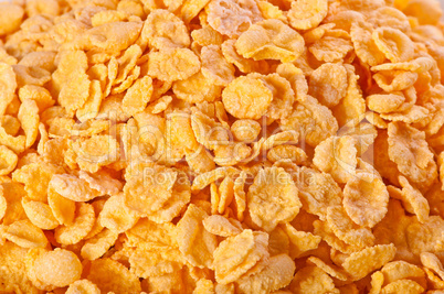 Goldish corn flakes