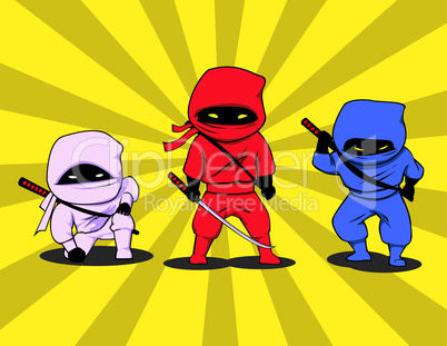 Three ninjas