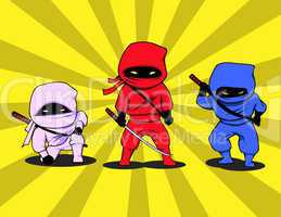 Three ninjas