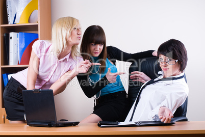 Businesswomen in office