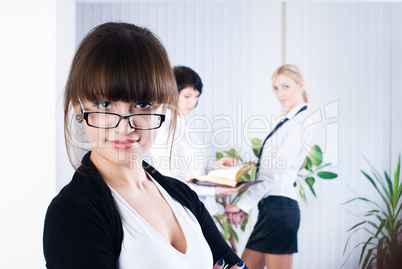 Businesswoman in office