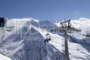 Ropeway. Ski resort.