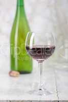 Glas Rotwein