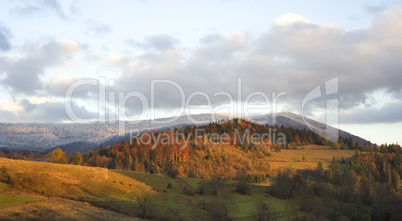 Autumn in Carpathian Mountains