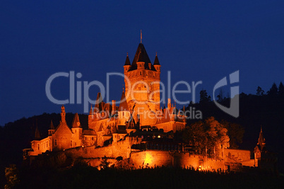 Cochem Reichsburg Nacht - Cochem Castle night 02