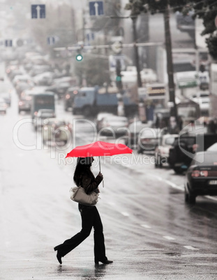 red umbrella