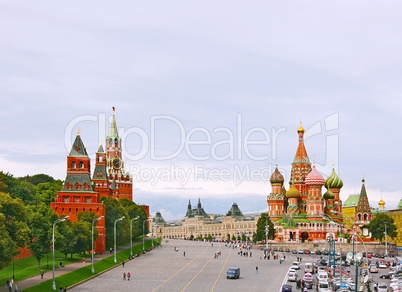 Red Square in Moscow, Russian Federation.