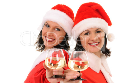 two woman santa