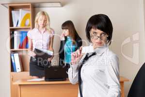 Businesswomen in office