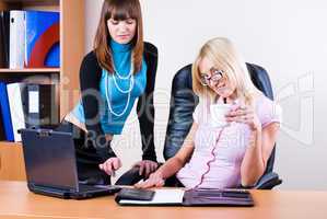 Businesswomen in office