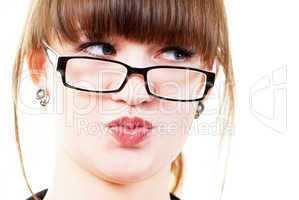 Girl with glasses