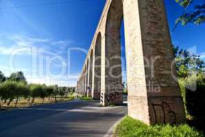 Ancient Aqueduct in Lucca, Italy