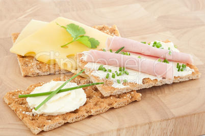 Gesunde Ernährung mit Knäckebrot