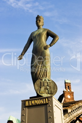 Statue der Hammonia in Hamburg