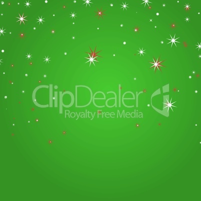 Christmas background in green