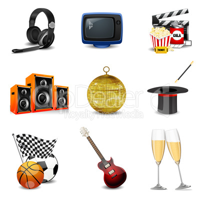 entertainment icons