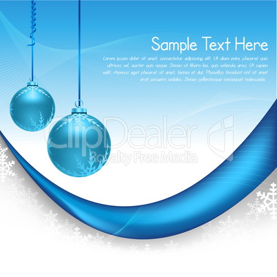 abstract merry christmas card