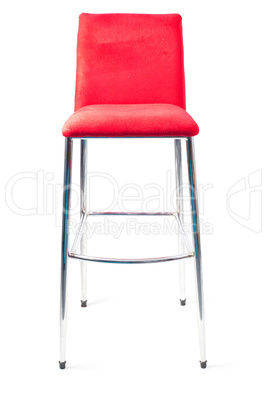 Red bar stool