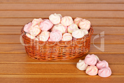 Pink marshmallows