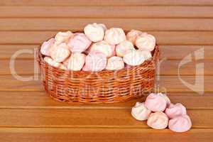 Pink marshmallows