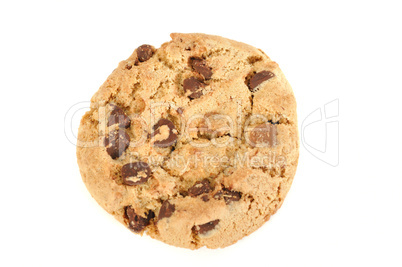 Cookie auf weissem Hintergrund