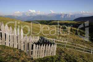 Zaun auf der Villanderer Alm