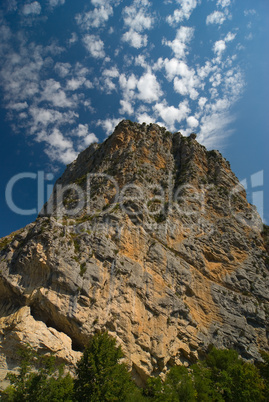 Fels in Castellane, Frankreich - Rock in Castellane, France