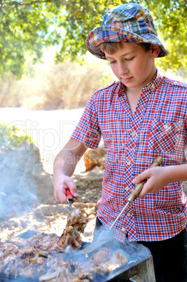 Steak on the grill 2