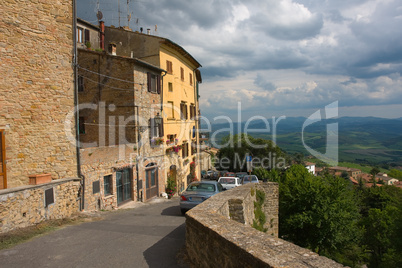 Dorfansicht Volterra, Toskana - City view of Volterra, Tuscany