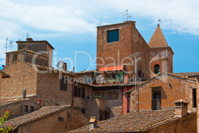 Certaldo Alto in der Toskana, Italien - Certaldo Alto in tuscany