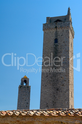 Stadtdansicht von San Gimignano, Toskana