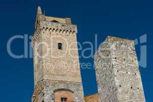 Stadtdansicht von San Gimignano, Toskana