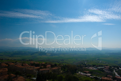 Blick von Volterra, Toskana