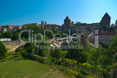 Semur-en-Auxois, Burgund, Frankreich, Bourgogne, France