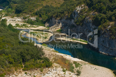 Am Fluss Gardon, Südfrankreich - At the gardon river, southern f