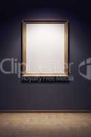 blank frame in the gallery