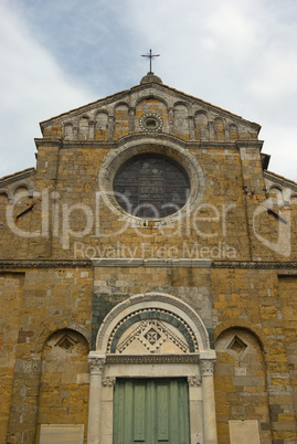 Der Dom Dom Santa Maria Assunta in Volterra, Toskana, Italien - The basilica Dom Santa Maria Assunta in Volterra, Tuscany, Italy